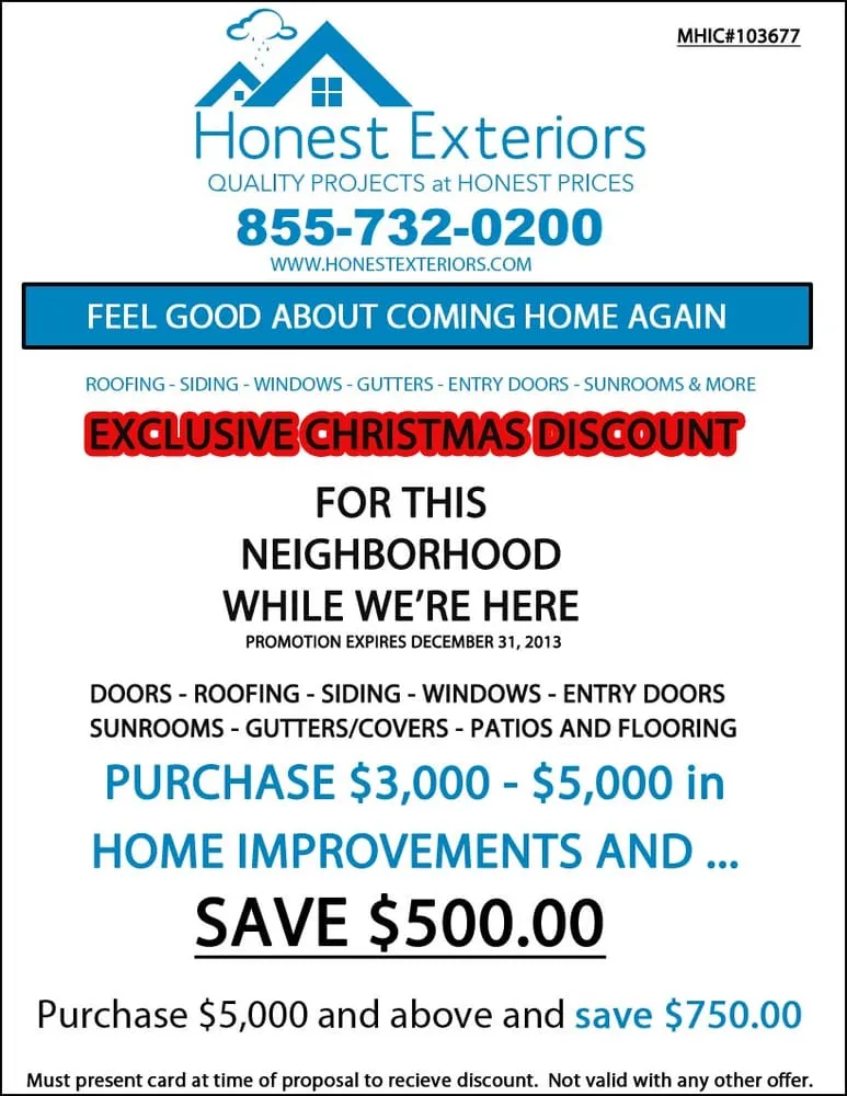 Slide of Honest Exteriors