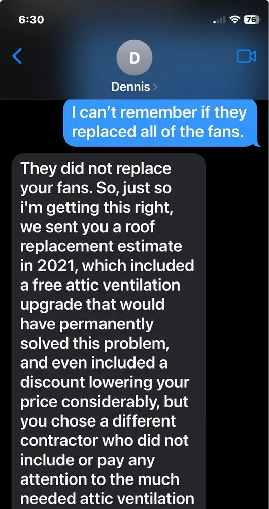 Slide of Honest Roof