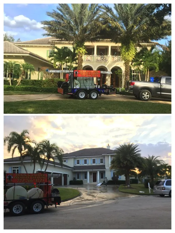 Slide of Hook & Ladder Pressure Cleaning