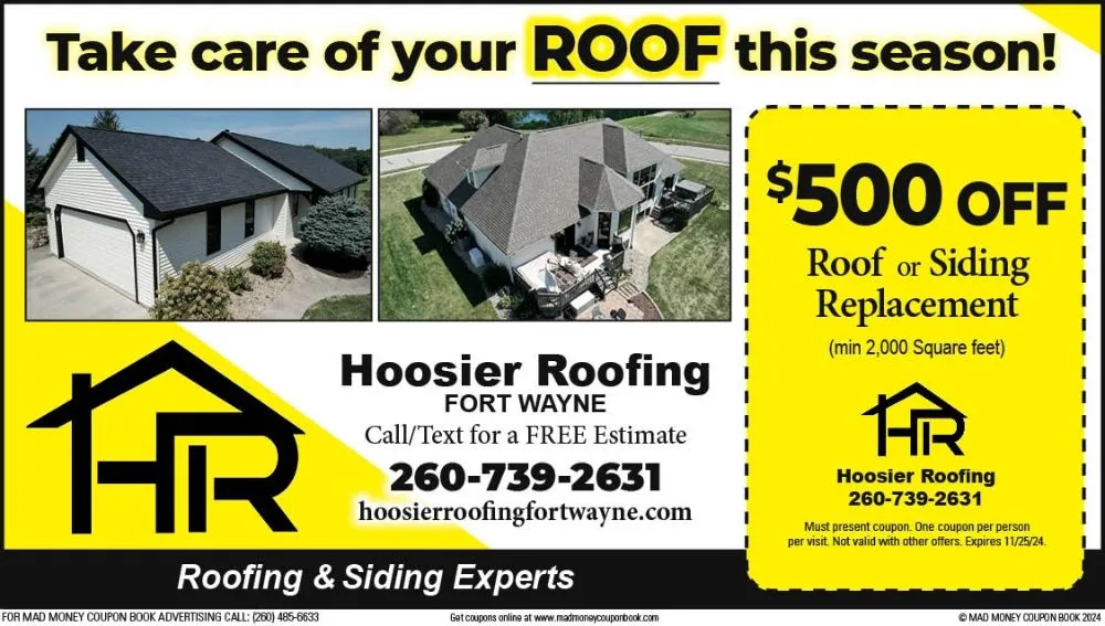 Slide of Hoosier Roofing Fort Wayne