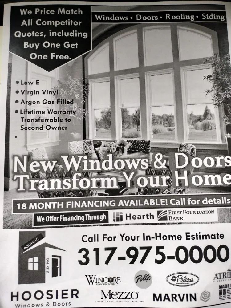 Slide of Hoosier Windows and Doors