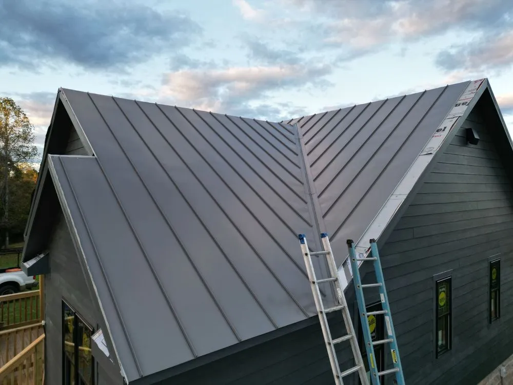 Slide of Hope's Metal Roofing