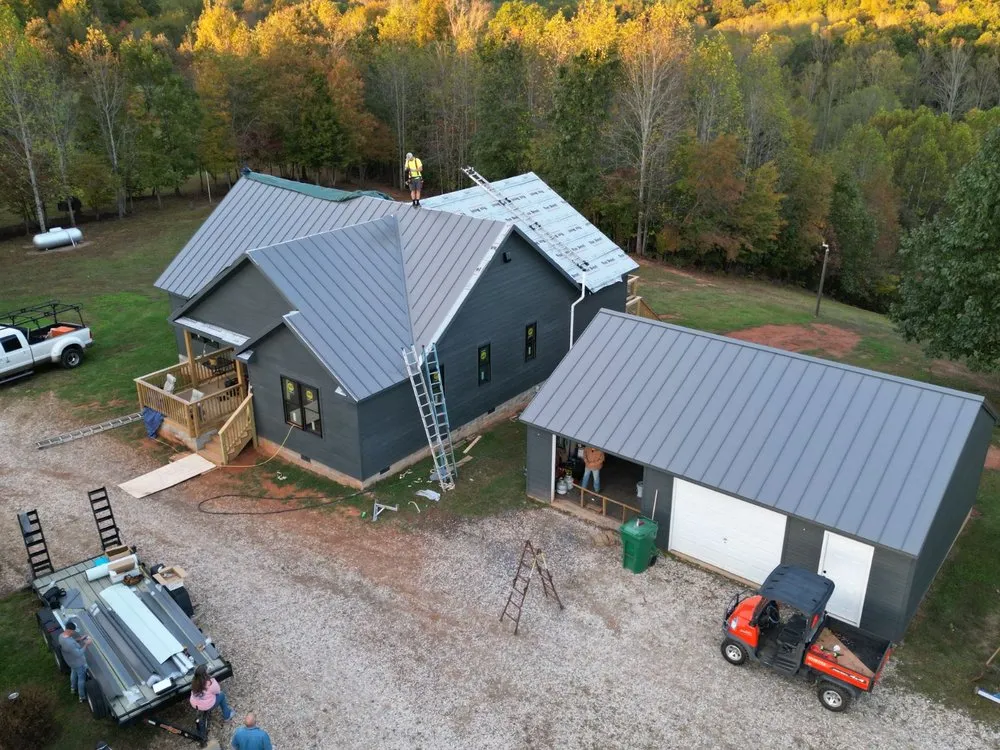 Slide of Hope's Metal Roofing