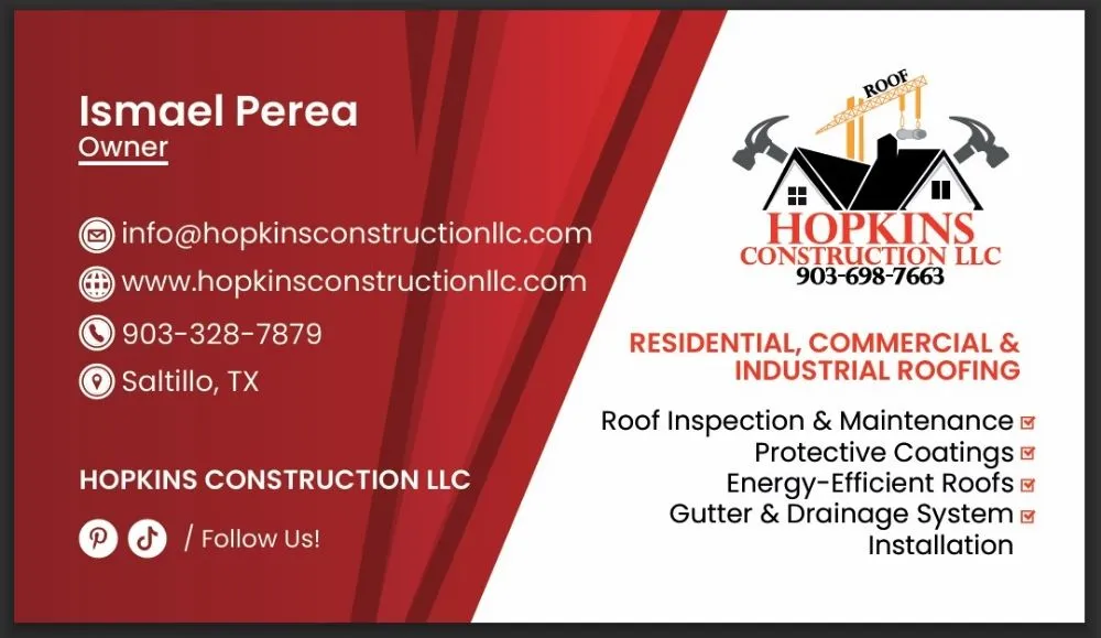 Trusted residential roofing service in Saltillo, TX - Hopkins Construction