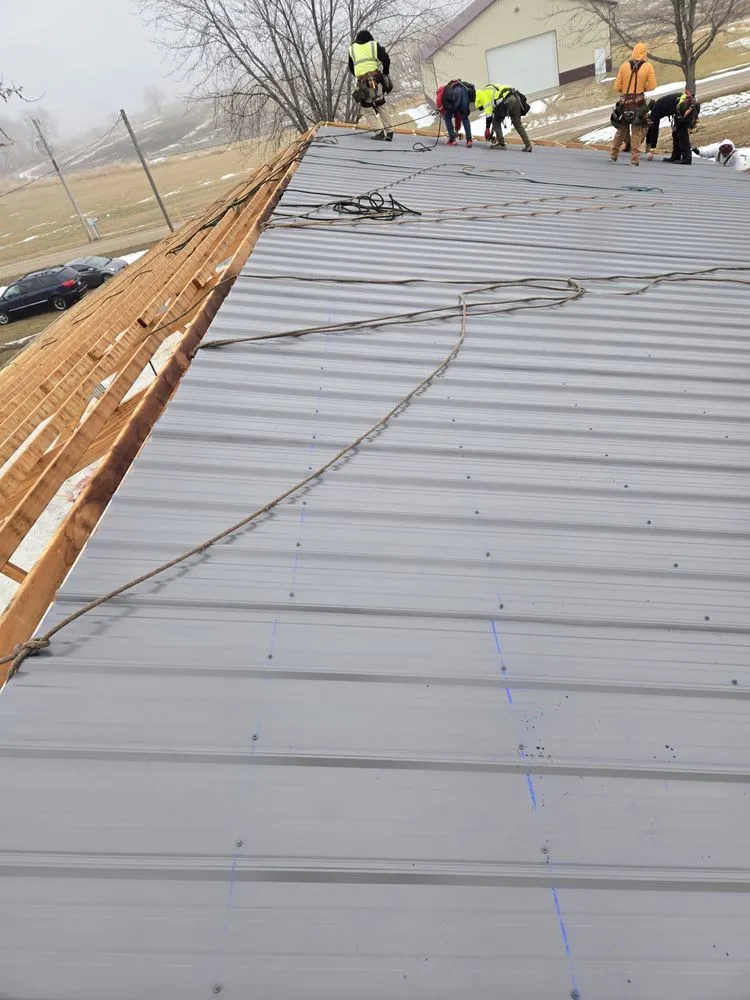 Emergency residential roofing service in Saltillo, TX by Hopkins Construction