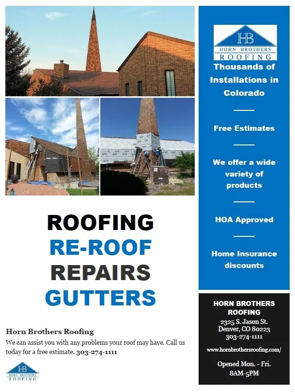 Slide of Horn Brothers Roofing