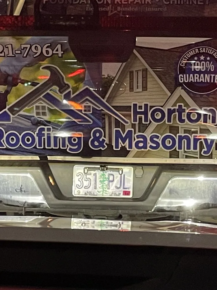 Slide of Horton Roofing and masonry