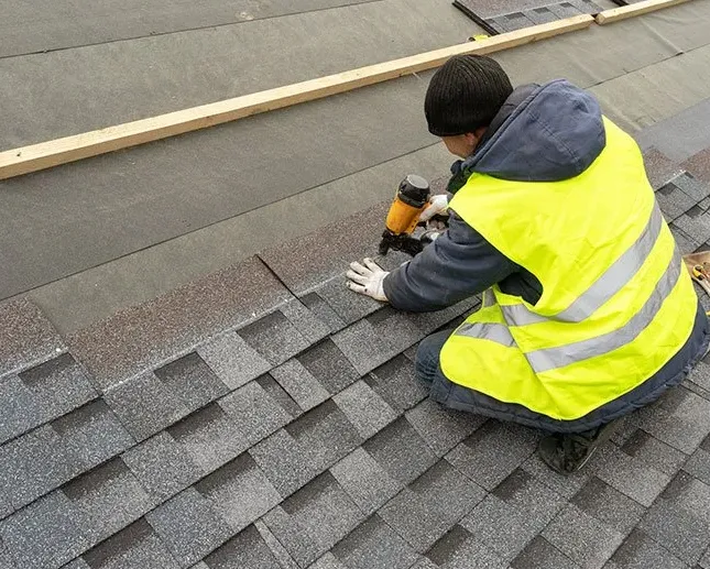 Slide of Horton's Roofing