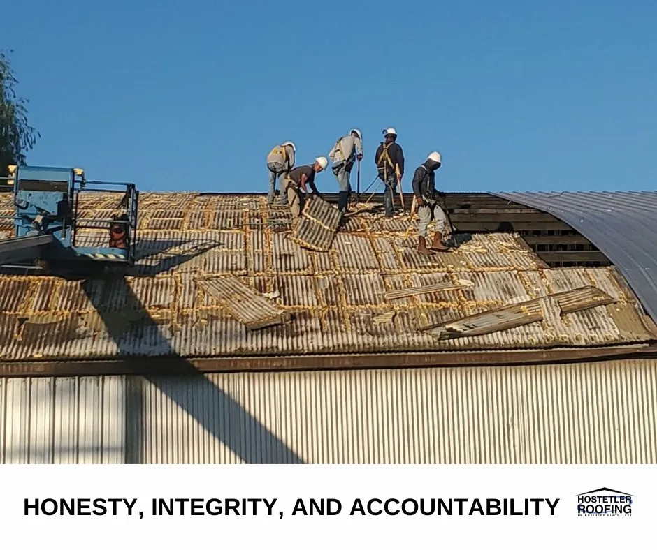 Slide of Hostetler Roofing