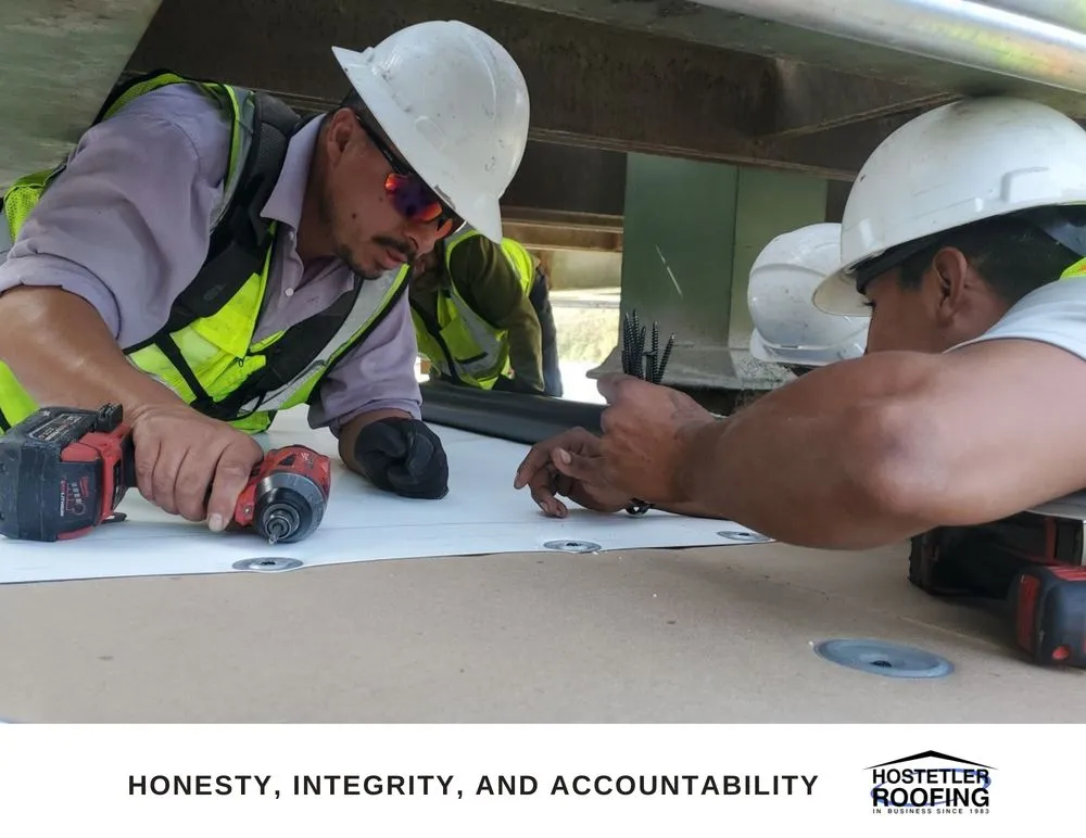 Slide of Hostetler Roofing