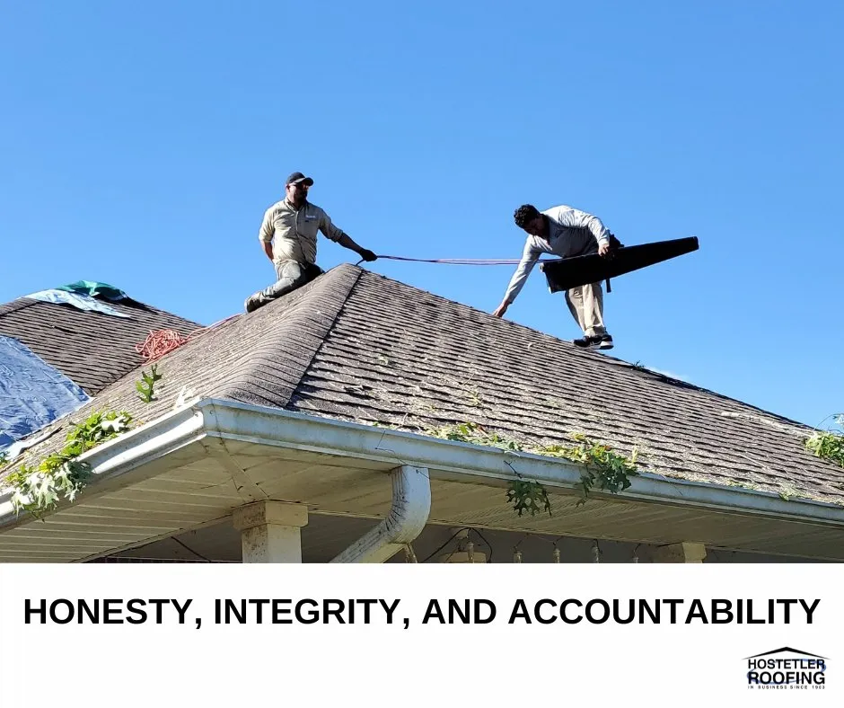 Slide of Hostetler Roofing