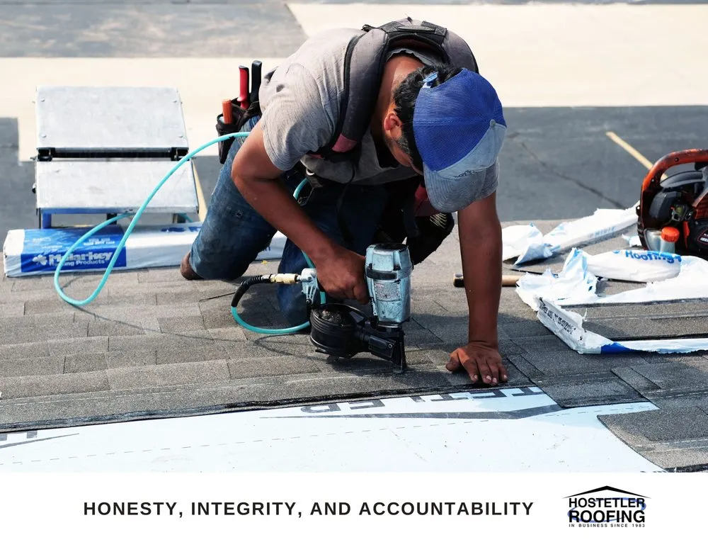 Slide of Hostetler Roofing