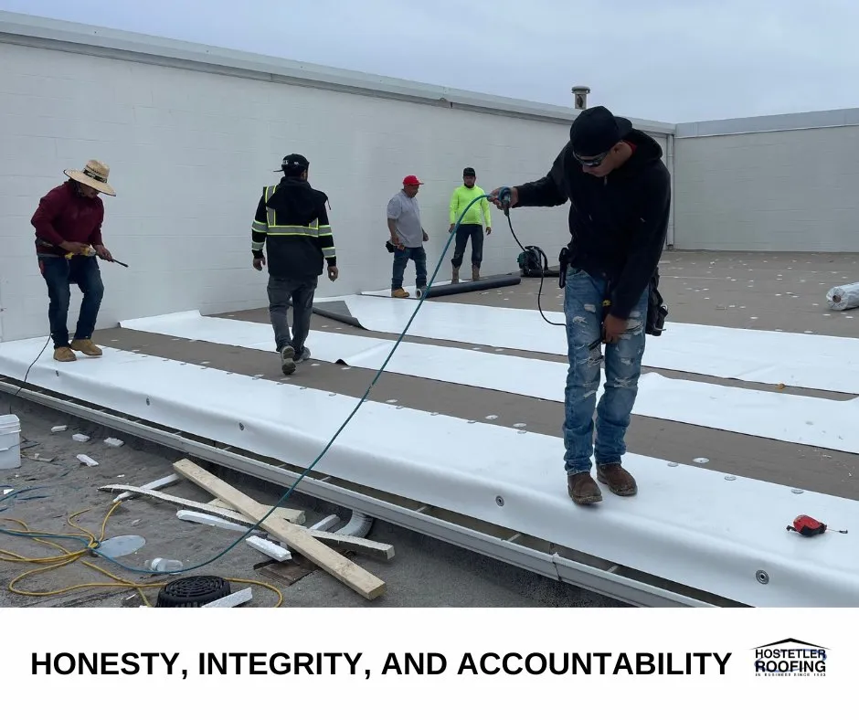 Slide of Hostetler Roofing