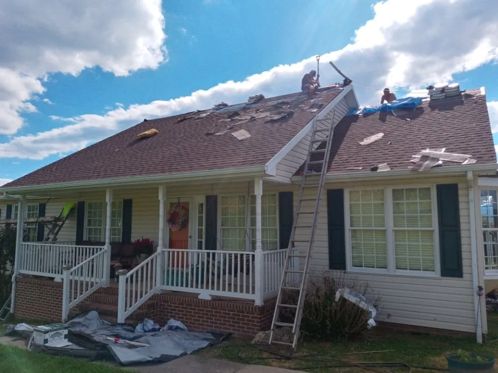 Slide of Hostetter's Roofing