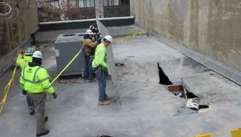 Slide of Houston Roof Replacement