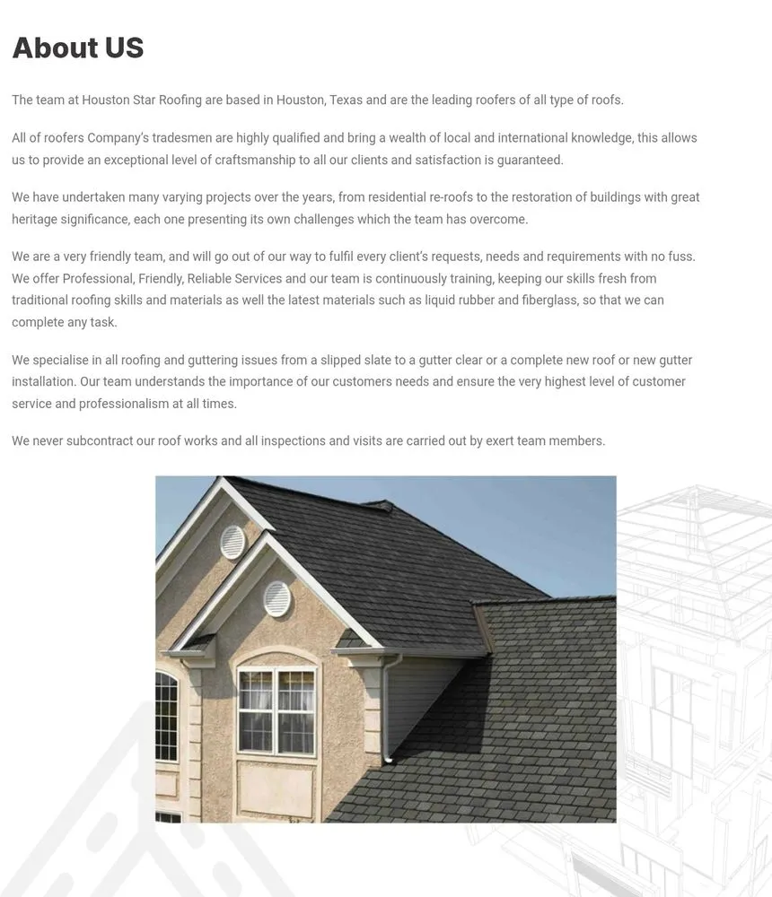 Slide of Houston Star Roofing