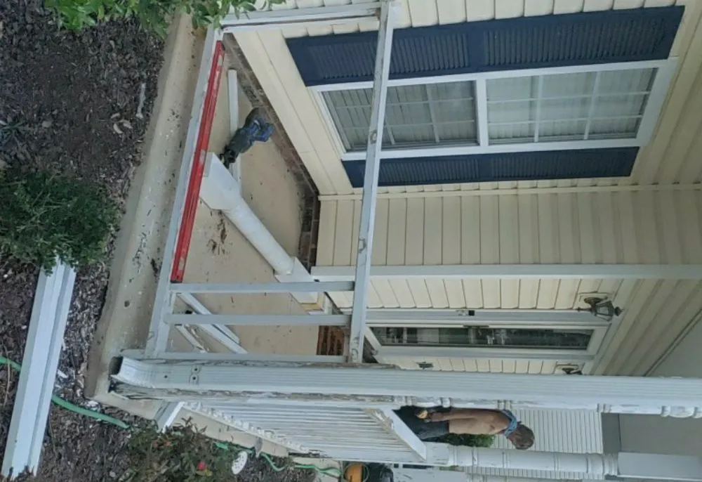 Emergency storm damage roof repair in Harmony, NC by HQ Construction