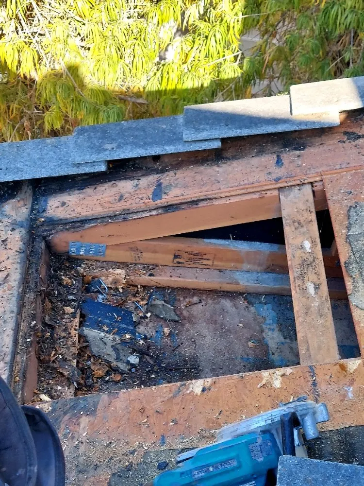 Slide of Huertas roofing