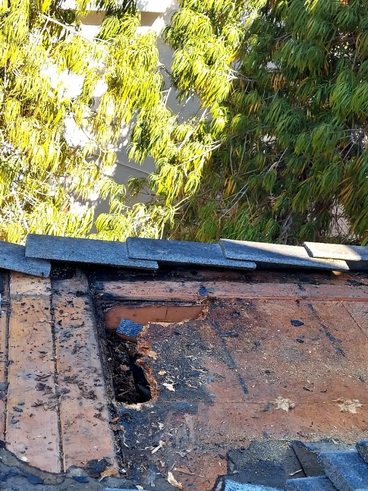 Slide of Huertas roofing