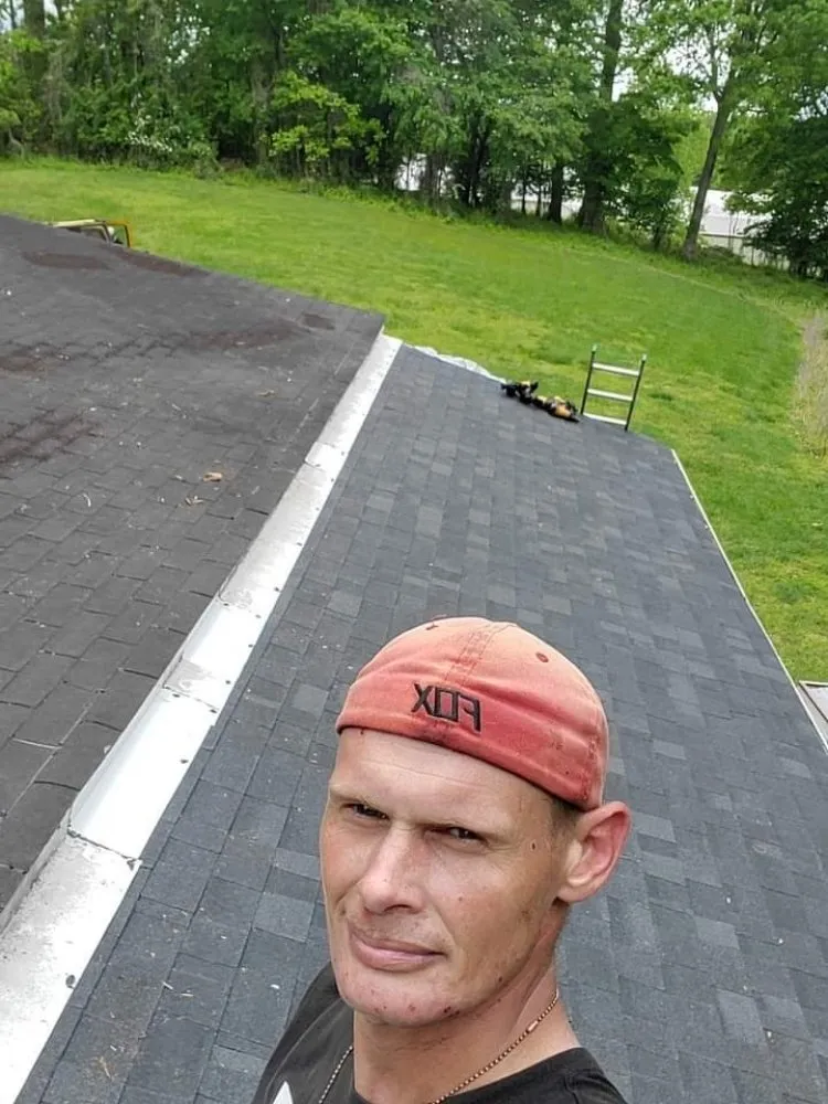 Professional storm damage roof repair with free inspection in State Road, NC by Huffs Roofing and Maintenance