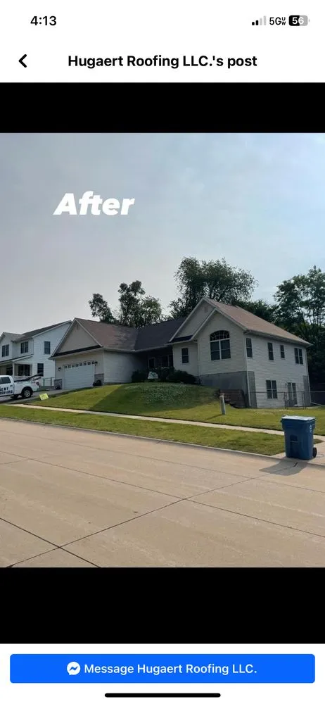 Slide of Hugaert Roofing
