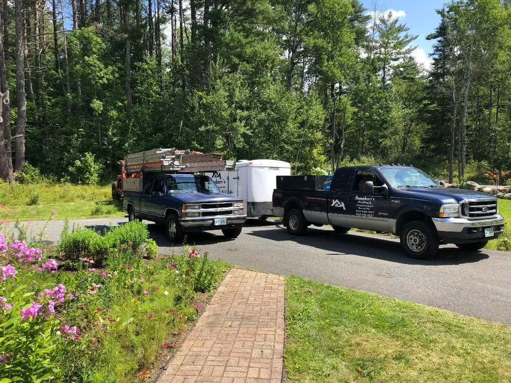 Slide of Humphrey's roofing and construction
