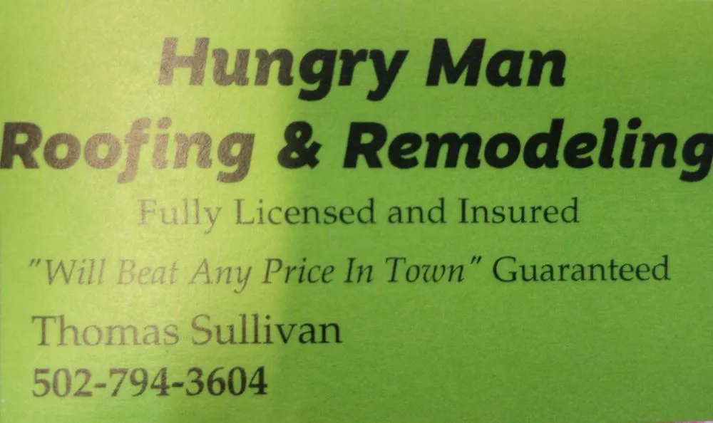 Slide of Hungry Man Roofing & Remodeling