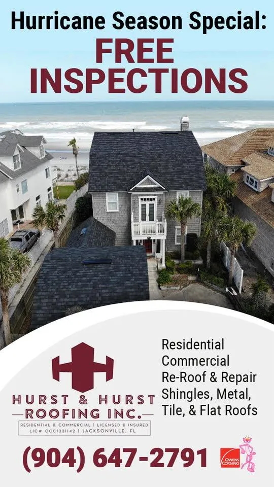 Slide of Hurst and Hurst Roofing