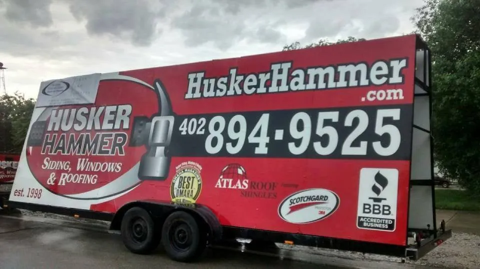 Slide of Husker Hammer Siding, Windows & Roofing