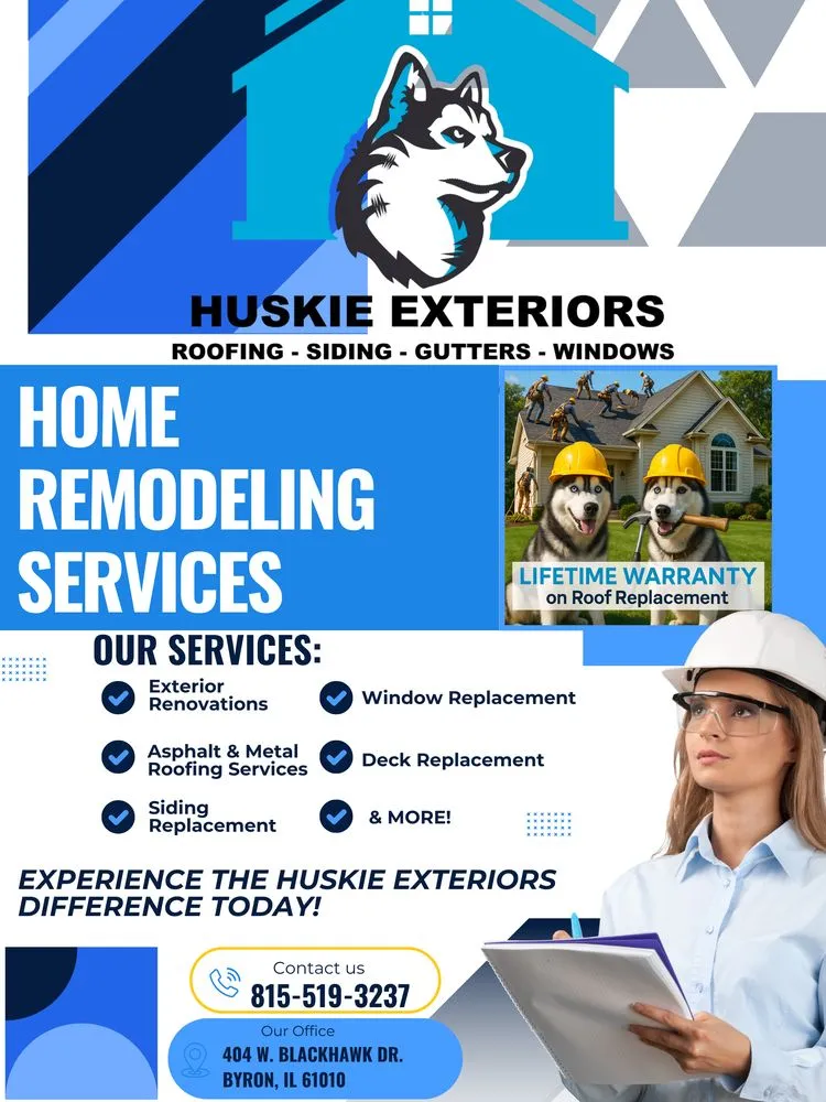Slide of Huskie Exteriors