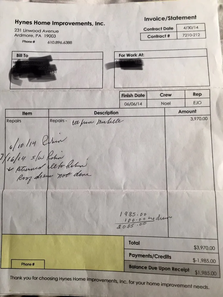 Slide of Hynes Construction - Decks, Roofing & Siding