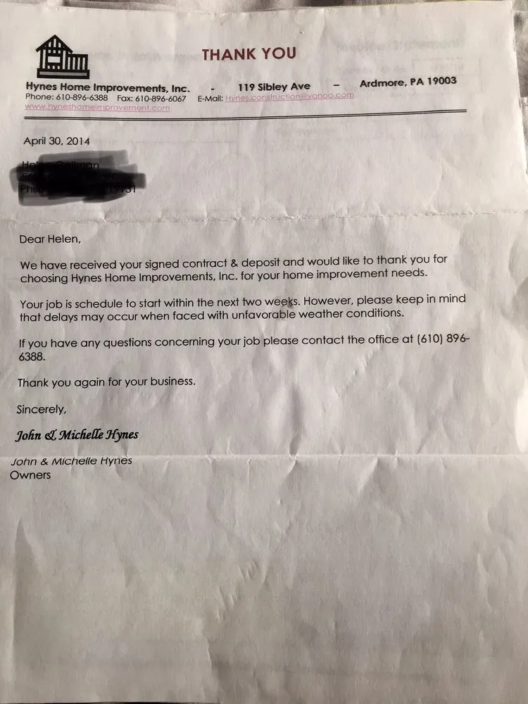 Slide of Hynes Construction - Decks, Roofing & Siding