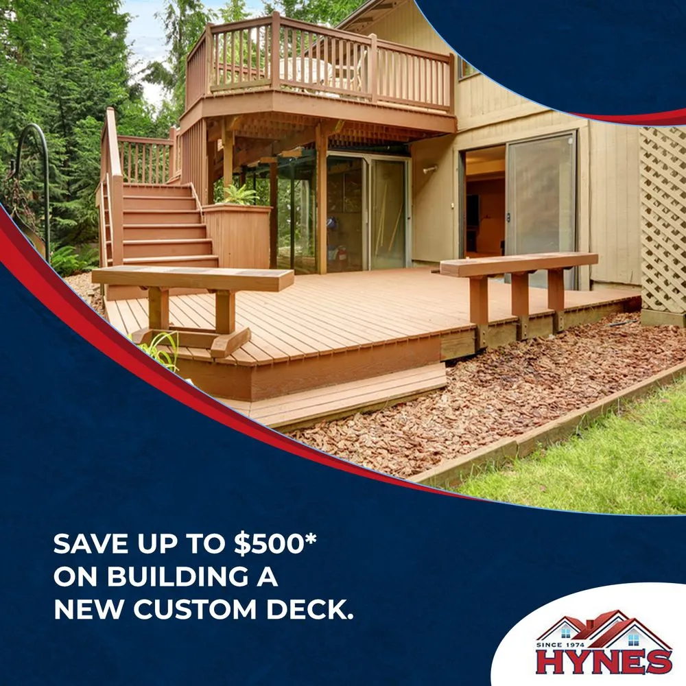 Slide of Hynes Construction - Decks, Roofing & Siding