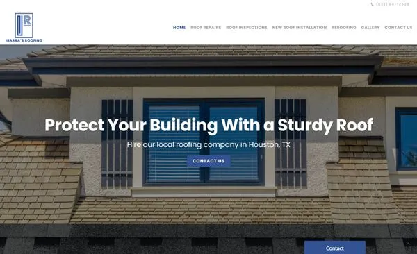 Ibarra's Roofing Logo