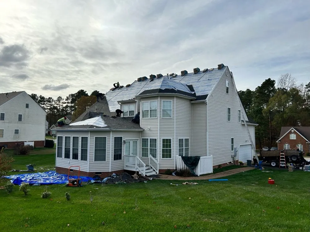 Licensed residential roofing service for homes in Chesterfield, VA by IBC Roofing
