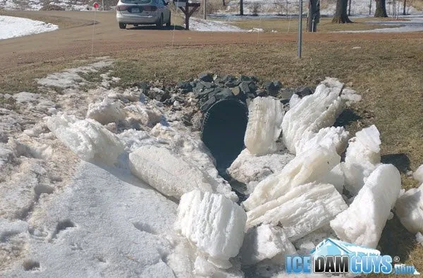 Slide of Ice Dam Guys