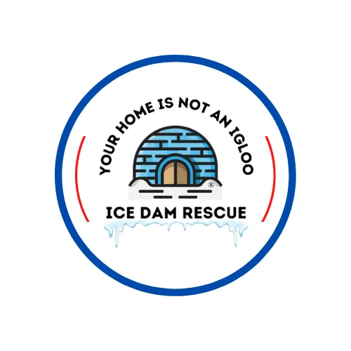Slide of Ice Dam Rescue