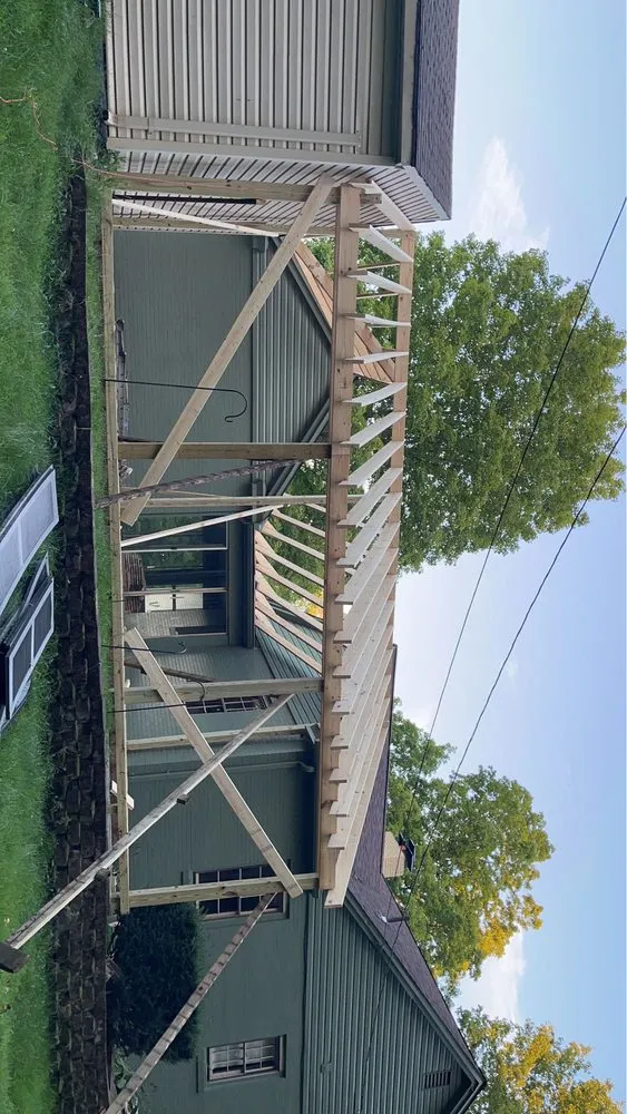 Licensed roof installation after storm damage across Volant, PA - IH Service And Construction