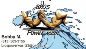 Slide of II Bro'S Power wash