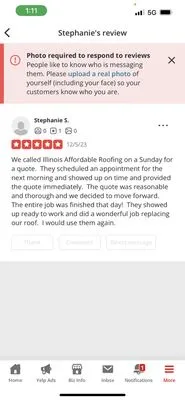 Illinois Affordable Roofing Logo