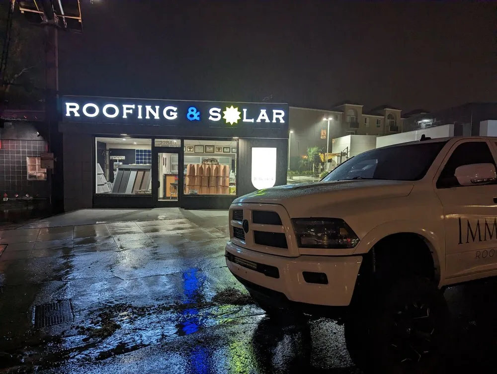 Slide of Immaculate Roofing