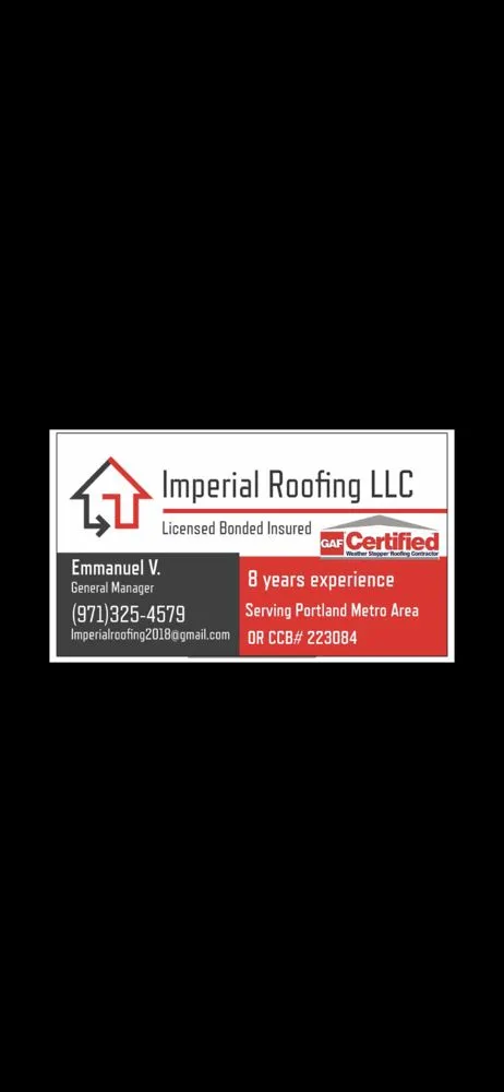 Slide of Imperial roofing