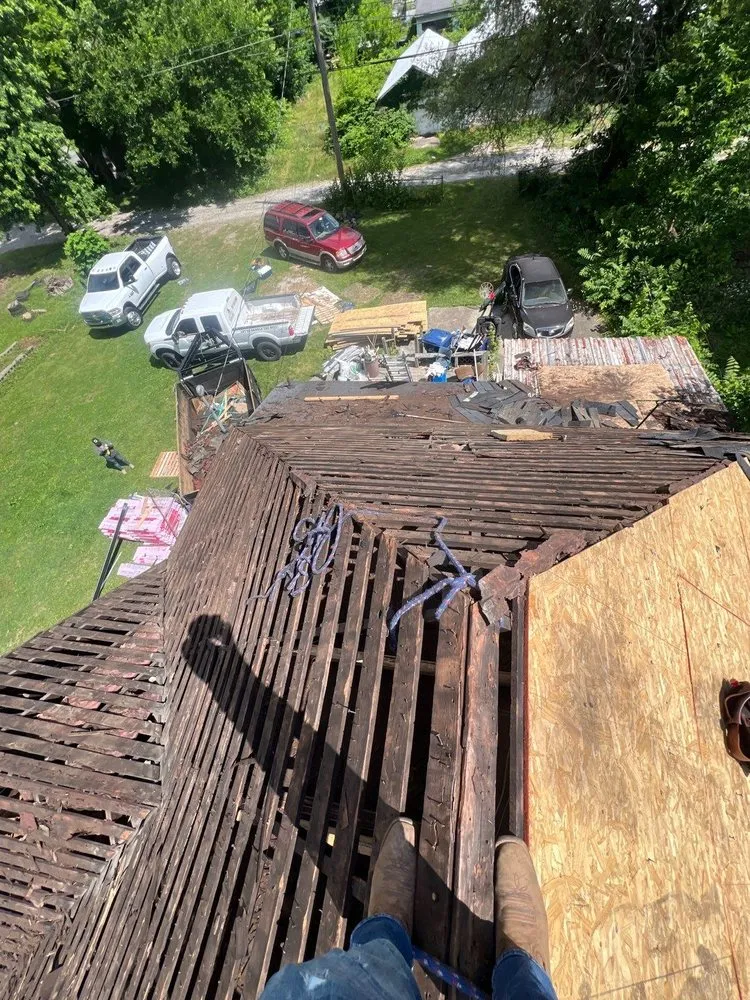 Slide of Indy Roof Rangers