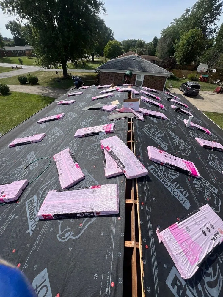 Slide of Indy Roof Rangers