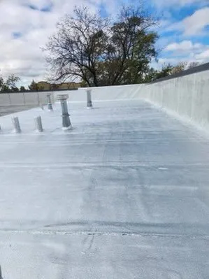 Slide of Indy Roofing Team