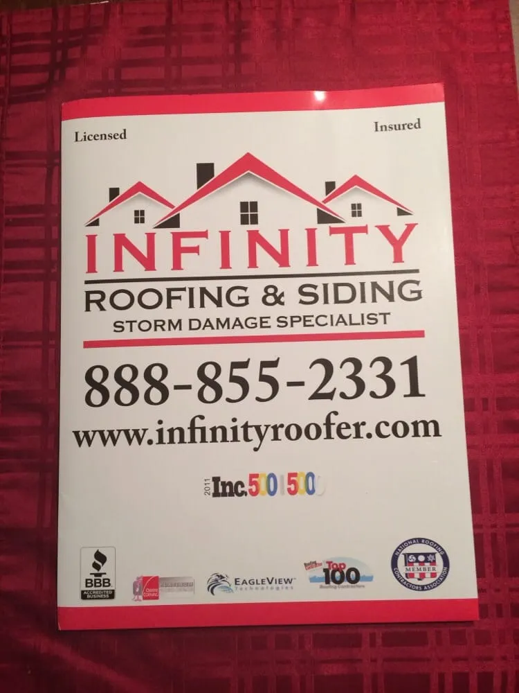 Slide of Infinity Roofing & Siding