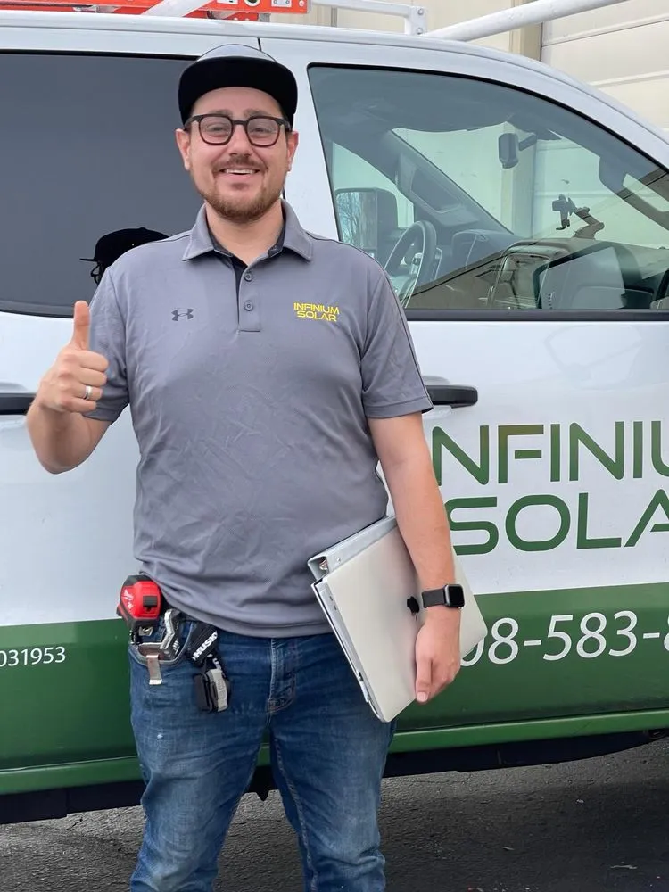 Slide of Infinium Solar Roofing and Electric