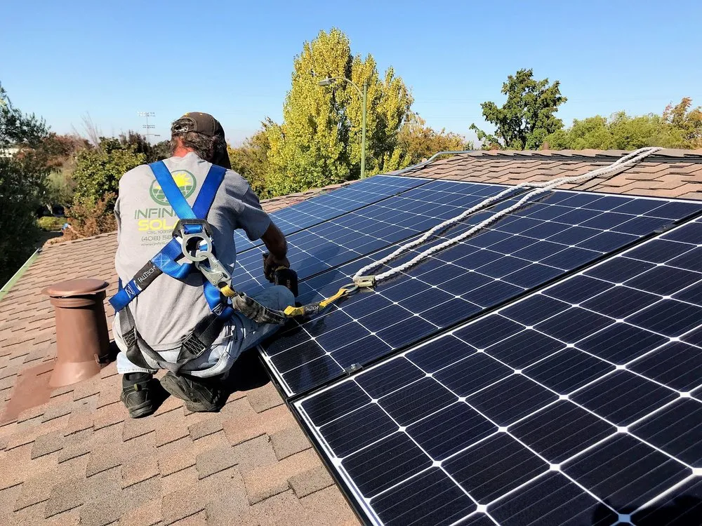 Slide of Infinium Solar Roofing and Electric