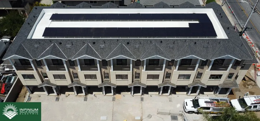 Slide of Infinium Solar Roofing and Electric