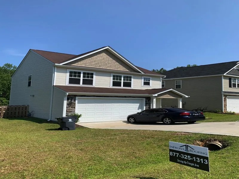 Slide of InFront Roofing